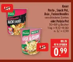 Marktkauf Knorr asia fusion noodles duck taste Angebot