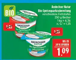 Marktkauf Andechser natur bio-speisequarkzubereitung Angebot