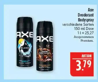 Marktkauf Axe deospray bodyspray Angebot