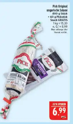 Marktkauf Pick original ungarische salami Angebot