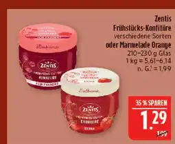 Marktkauf Zentis frühstücks-konfitüre himbeere Angebot