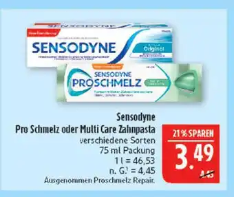 Marktkauf Sensodyne pro schmelz Angebot