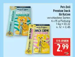 Marktkauf Pets deli premium snack für katzen Angebot