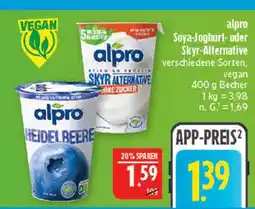 Marktkauf Alpro soya-joghurt heidelbeere Angebot