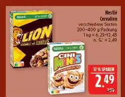 Marktkauf Nestlé lion cerealien Angebot
