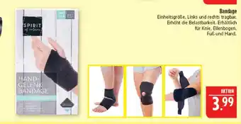 Marktkauf Spirit of nature hand-gelenk-bandage Angebot