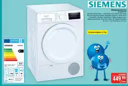 Marktkauf Siemens wärmepumpentrockner wt43hv03 Angebot