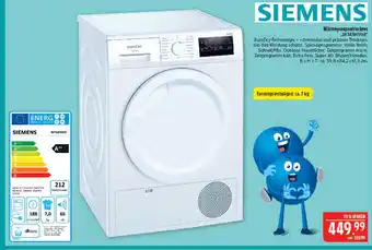 Marktkauf Siemens wärmepumpentrockner wt43hv03 Angebot