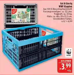 Marktkauf Gut & günstig wwf klappbox Angebot