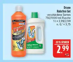 Marktkauf Drano rohrfrei gel Angebot