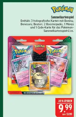 Marktkauf Pokémon sammelkartenspiel Angebot