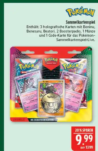 Marktkauf Pokémon sammelkartenspiel Angebot