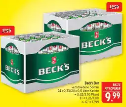 Marktkauf Beck's bier Angebot