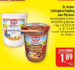 Marktkauf Dr. oetker löffelglück pudding Angebot