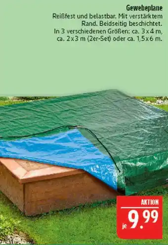 Marktkauf Gewebeplane Angebot