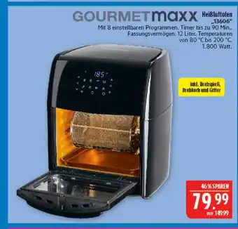 Marktkauf Gourmetmaxx heißluftofen Angebot
