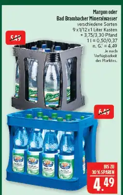 Marktkauf Margon mineralwasser Angebot