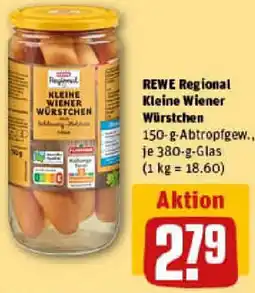 REWE REWE Regional Kleine Wiener Würstchen Angebot