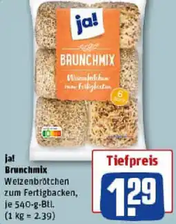 REWE ja! Brunchmix Angebot
