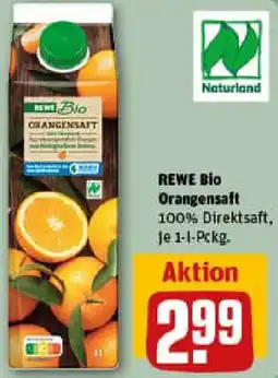 REWE REWE Bio Orangensaft Angebot