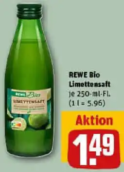REWE REWE Bio Limettensaft Angebot