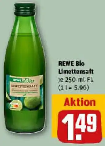 REWE REWE Bio Limettensaft Angebot