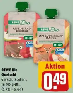 REWE REWE Bio Quetschi Angebot
