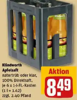 REWE Klindworth Apfelsaft Angebot
