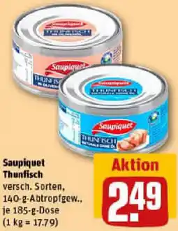 REWE Saupiquet Thunfisch Angebot