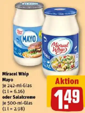 REWE Miracel Whip Mayo oder Salatcreme Angebot