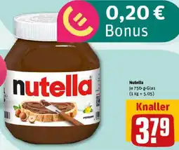 REWE Nutella Angebot
