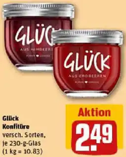 REWE Glück Konfitüre Angebot