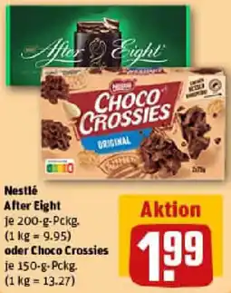 REWE Nestlé After Eight oder Choco Crossies Angebot