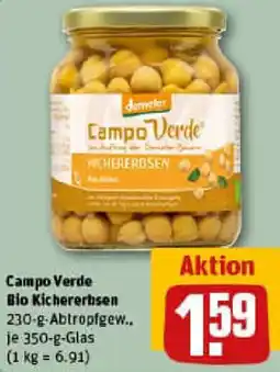 REWE Campo Verde Bio Kichererbsen Angebot