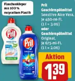 REWE Pril Geschirrspülmittel oder Geschirrspülmittel Original Angebot