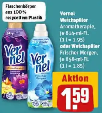 REWE Vernel Weichspüler oder Weichspüler Angebot