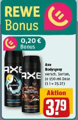 REWE Axe Bodyspray Angebot