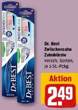 REWE Dr. Best Zwischenzahn Zahnbürste Angebot