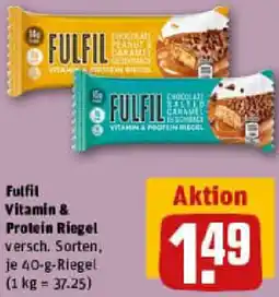 REWE Fulfil Vitamin & Protein Riegel Angebot