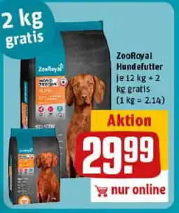 REWE ZooRoyal Hundefutter Angebot