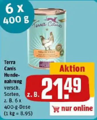 REWE Terra Canis Hundenahrung Angebot