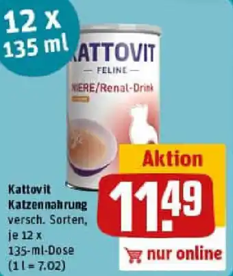 REWE Kattovit Katzennahrung Angebot