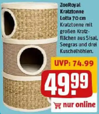 REWE ZooRoyal Kratztonne Lotta 70 cm Angebot