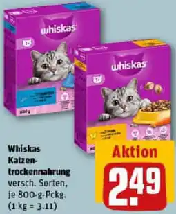 REWE Whiskas Katzentrockennahrung Angebot