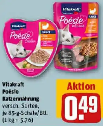 REWE Vitakraft Poésie Katzennahrung Angebot