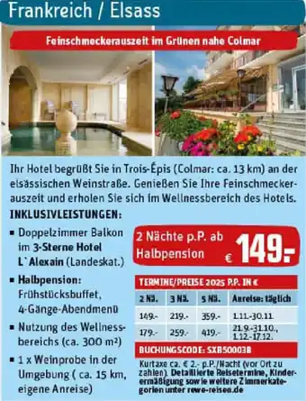 REWE Frankreich/Elsass Angebot