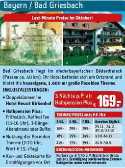 REWE Bayern / Bad Griesbach Angebot
