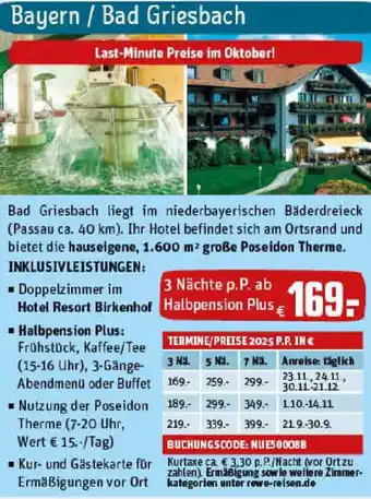 REWE Bayern / Bad Griesbach Angebot