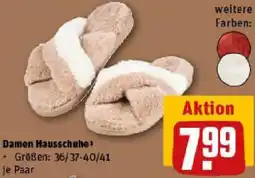 REWE Damen Hausschuhe Angebot
