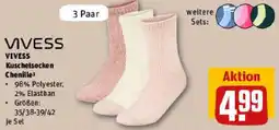 REWE VIVESS Kuschelsocken Chenille Angebot